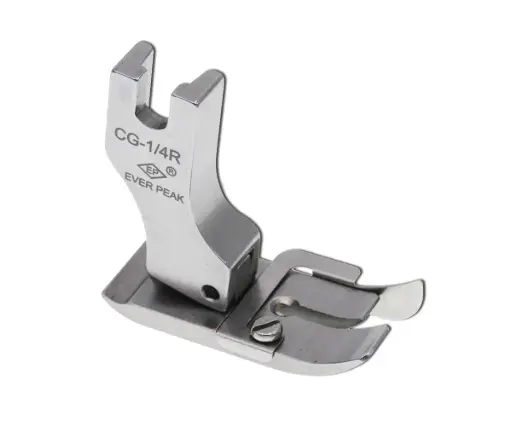 [Ev.CG-1/4R] Calcador pespontar 6.4mm com guia de mola direito EverPeak