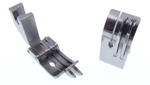 [Ev.DGJ3R7] Calcador ponto preso c /  duplo guia direito 2.3mm da agulha ao 1 guia e 2.2mm entre guias EverPeak